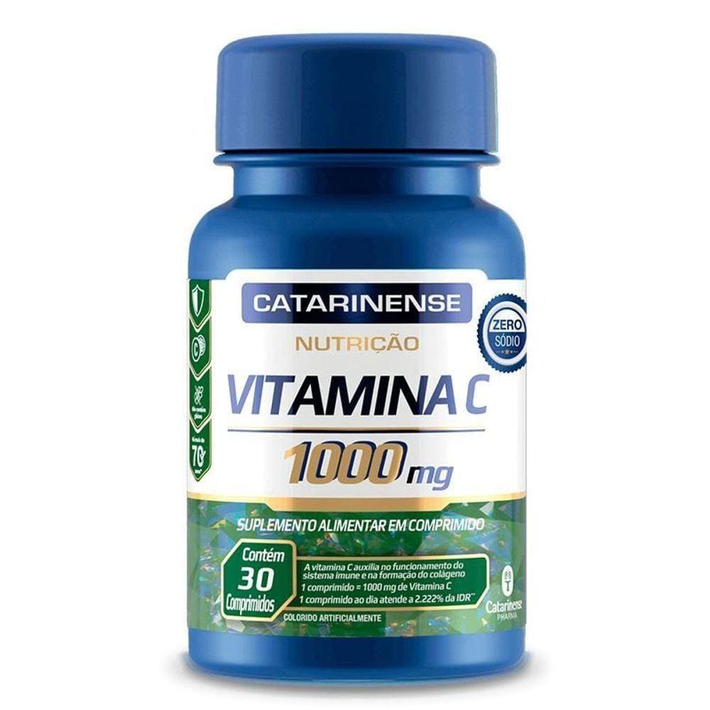 Kit 3 Vitamina C 1000Mg Catarinense Pharma 30 Cápsulas