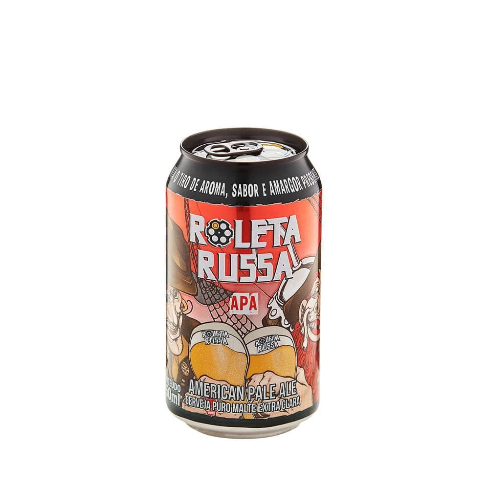 Cerveja artesanal Roleta Russa APA Lata 350ml