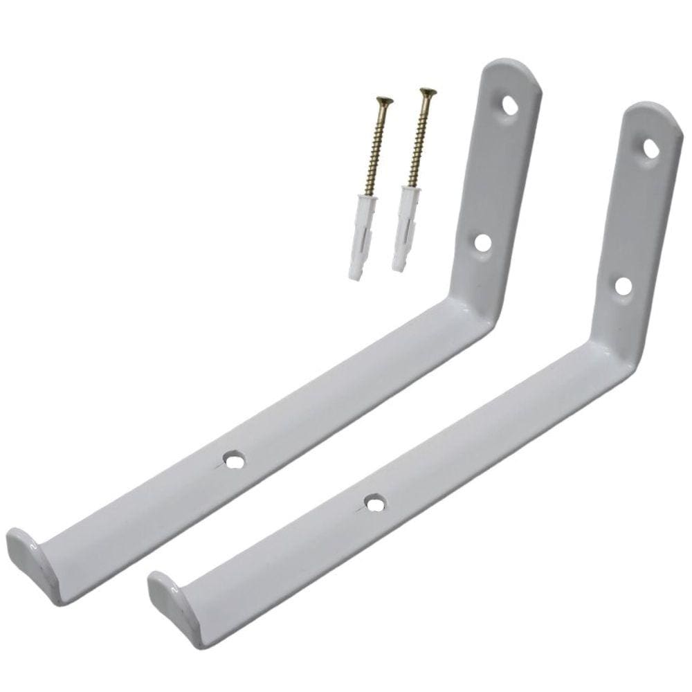 Mão Francesa Suporte Prateleira Invertido 25 cm 1 Par