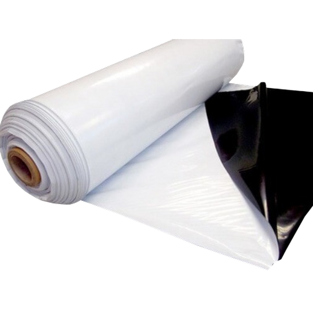 Lona Preta E Branca Dupla Face 200 Micras Silagem 10x12 / 12x10