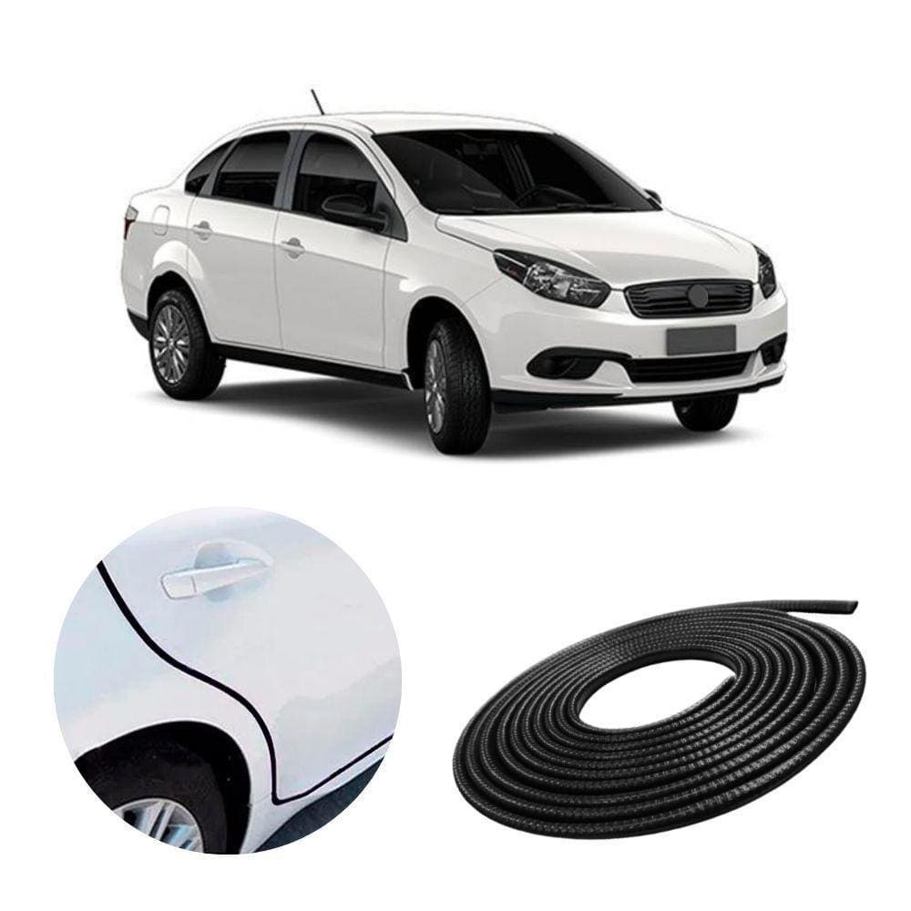 Borracha Protetora Borda Porta Veículo Pálio Weekend 7X14 5M