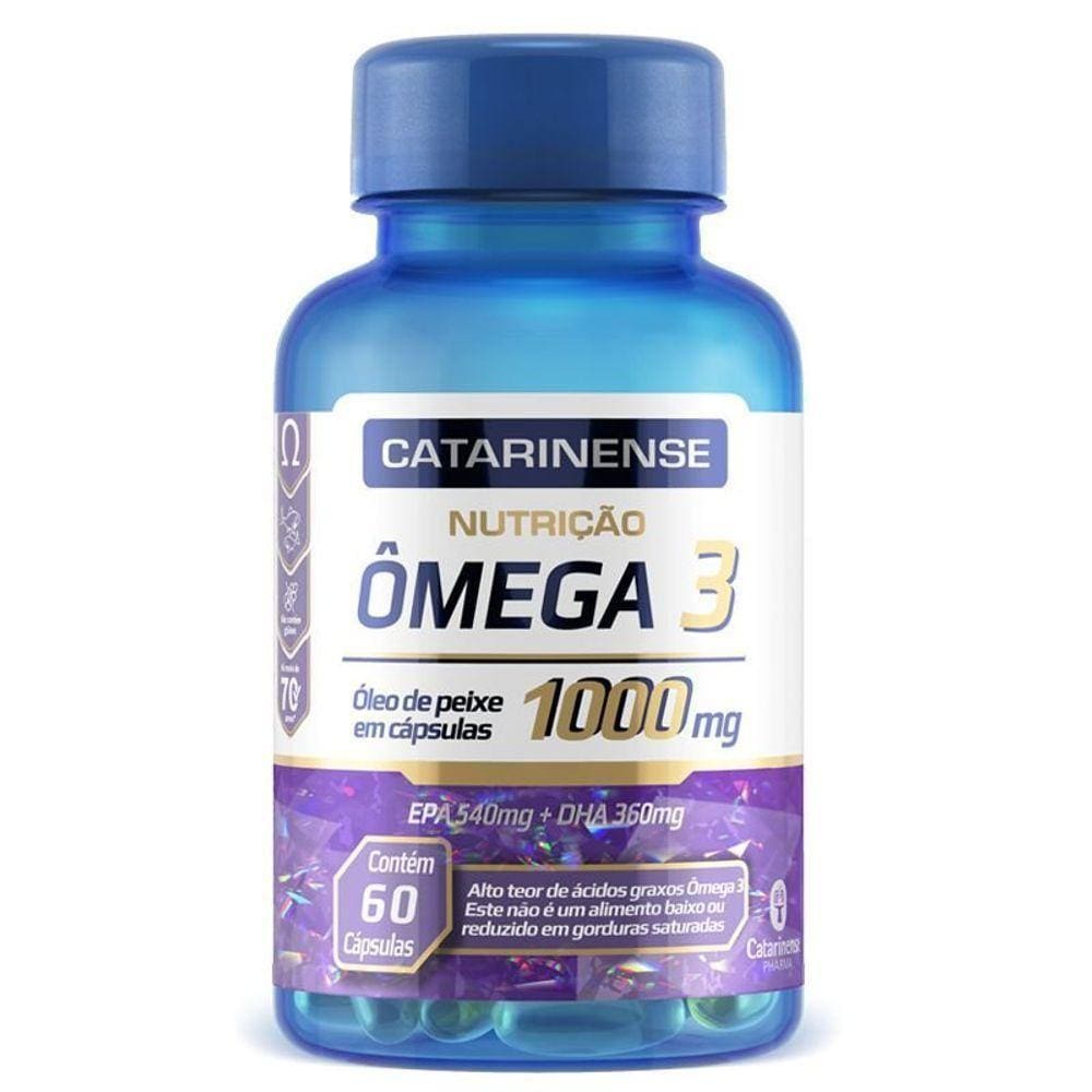 Kit 2 ômega 3 Epa 540mg Dha 360mg Catarinense 60 Cápsulas