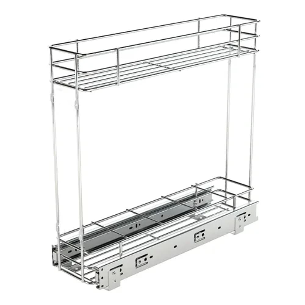 Porta Latas / Óleo De Base 210x450x475mm Cromado 7138