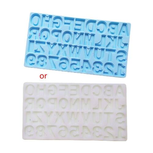 Moldes de silicone brilhante 26 inglês Extra