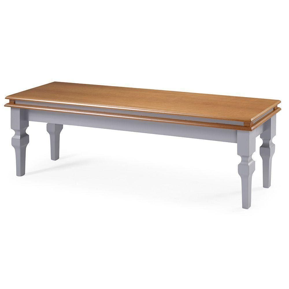 Banco De Madeira Manchester Largura 150cm Imbuia Verniz