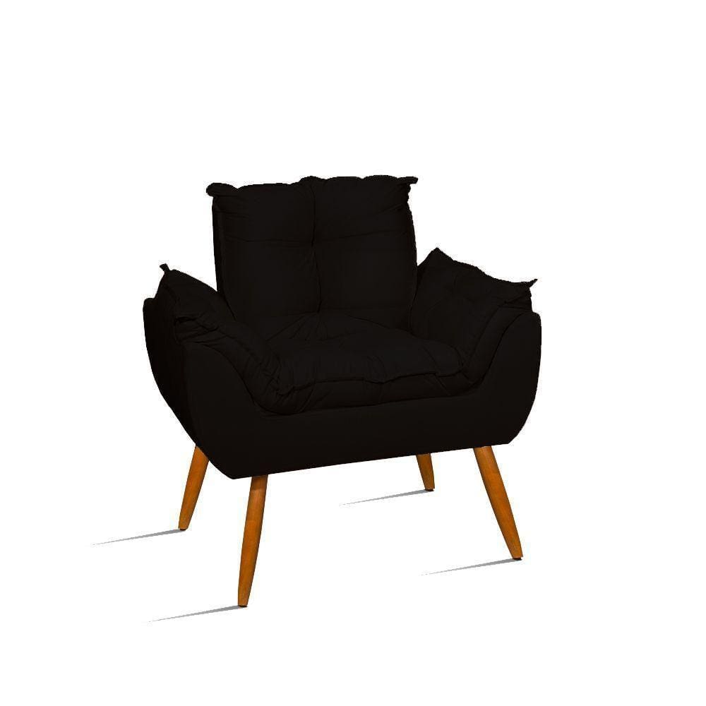 Poltronas Decor. Opala Pés Palito Sala preto