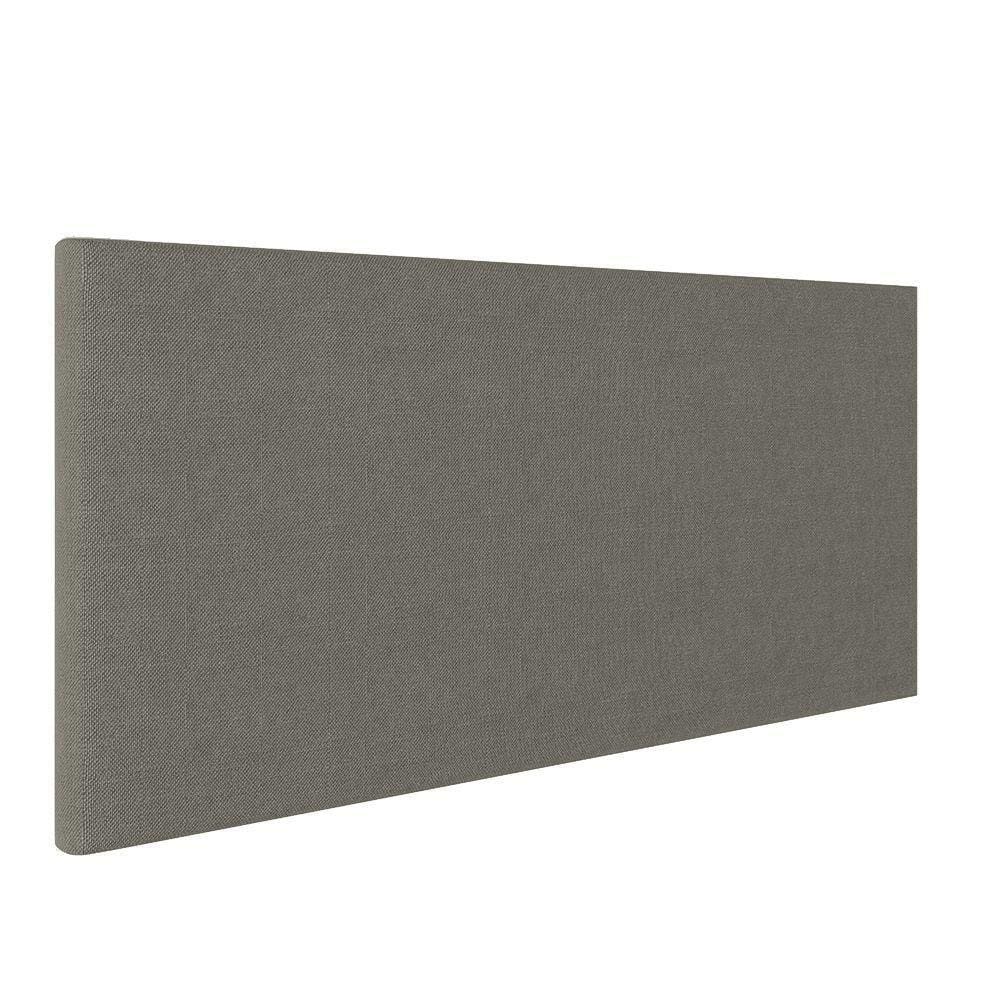 Cabeceira Painel Clean Para Cama Box Casal 140 Cm Linho Grafite A26