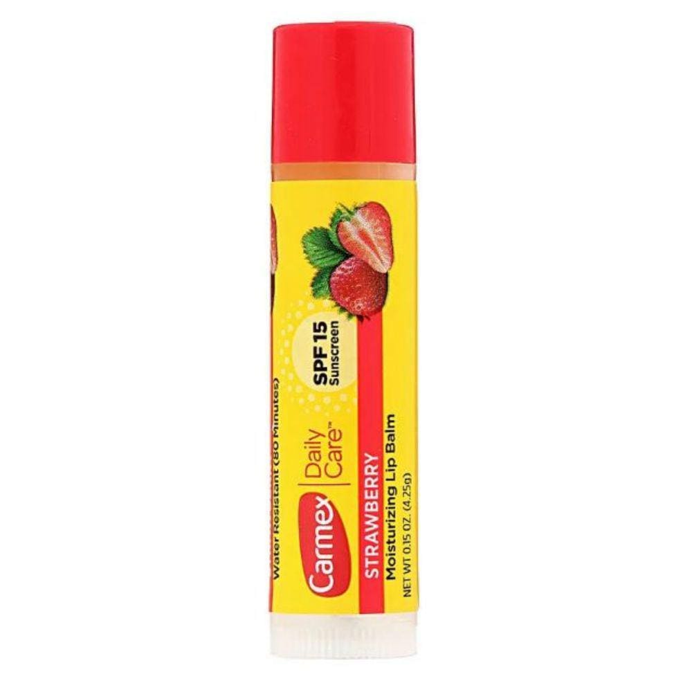 Protetor Balsamo Labial Hidratante Carmex Daily Care Fps 15 - Morango 4,25G