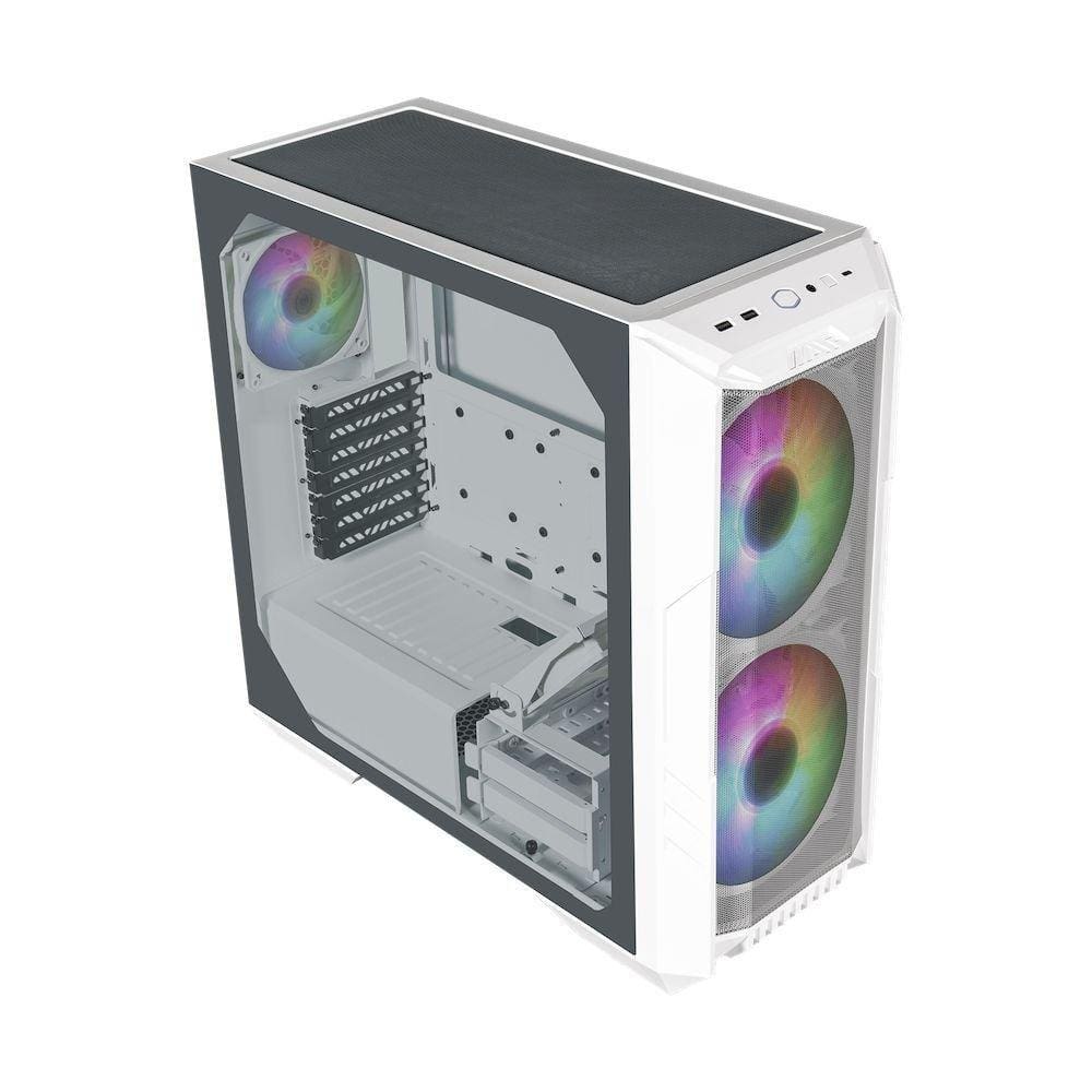 Gabinete Cooler Master HAF 500 ARGB, Mid-Tower, Vidro lateral - Branco