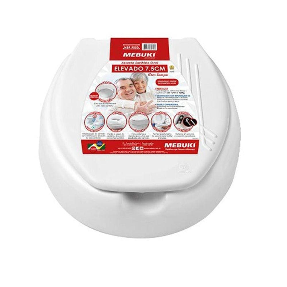 Tampa Para Vaso Elevada 7,5Cm Especialmente Pós Cirúrgico