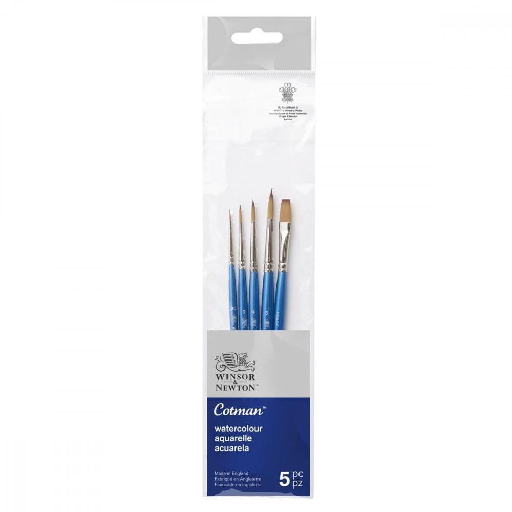 Pincéis Winsor & Newton Cotman Para Aquarela 5 Unid