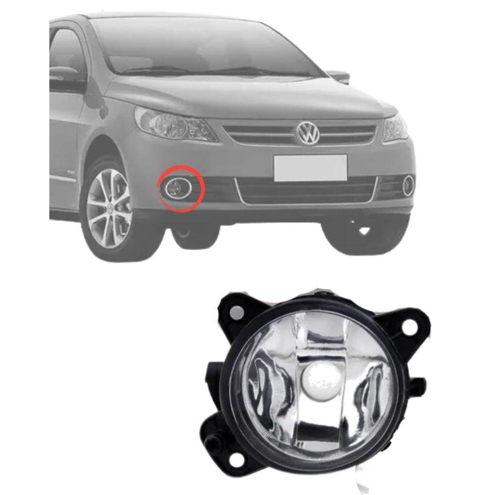 Farol Auxiliar Vw Gol G5 Polo 2007 2008 A 2012 Lado Direito