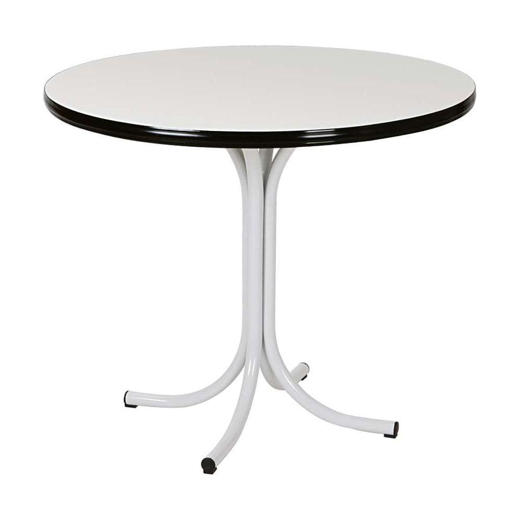 mesa de jantar redonda olivia branca 90 cm