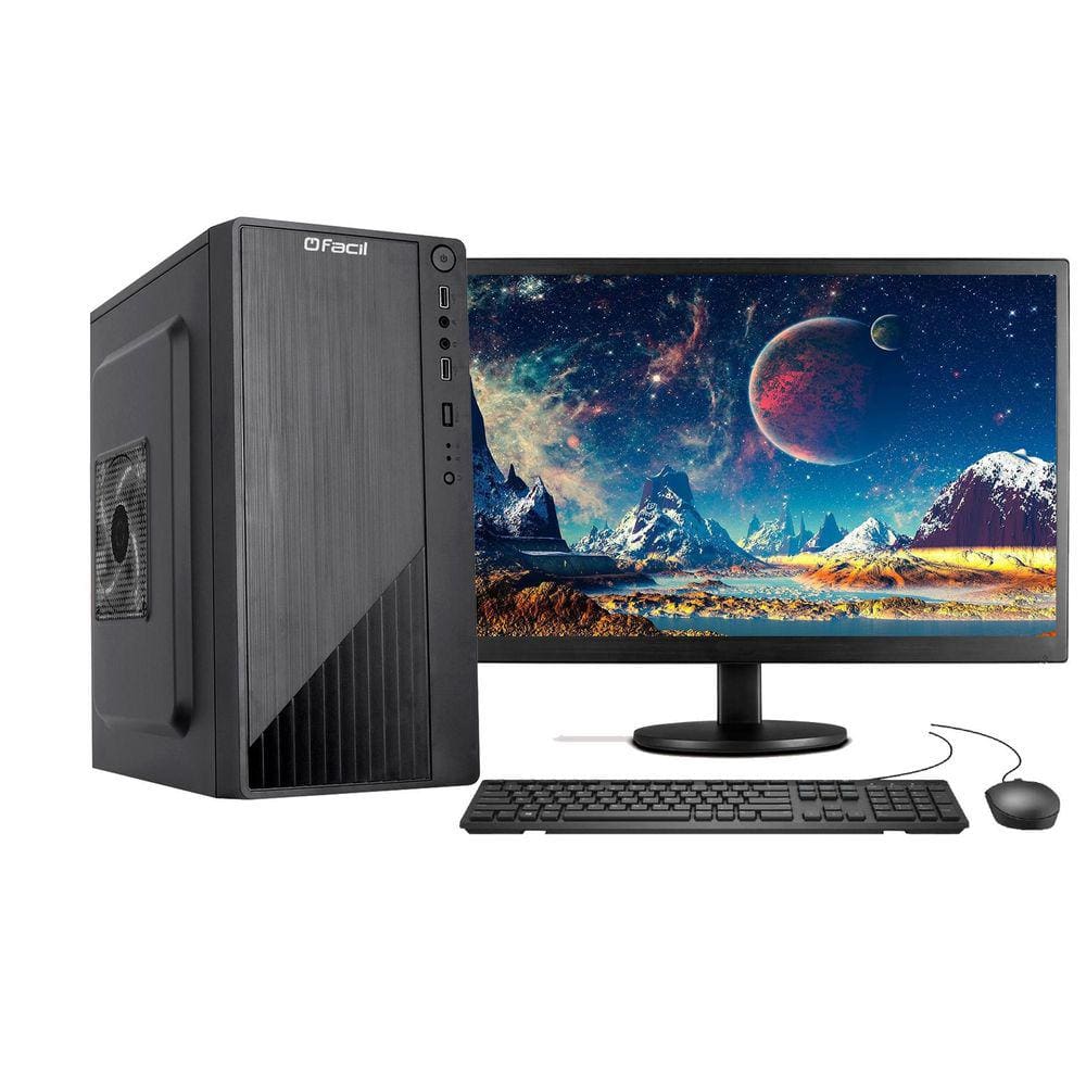 Computador Completo Fácil Intel Core I5 10400f 8gb Ssd 480gb