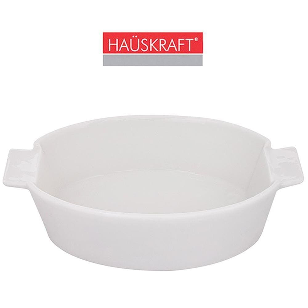 Travessa De Porcelana Oval Refrataria Hauskraft 350Ml
