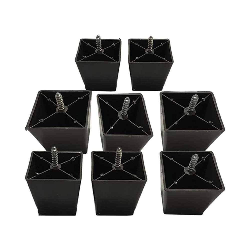 Pé Para Sofá Hack Móveis Hack 6cm Trapézio 8 unidades