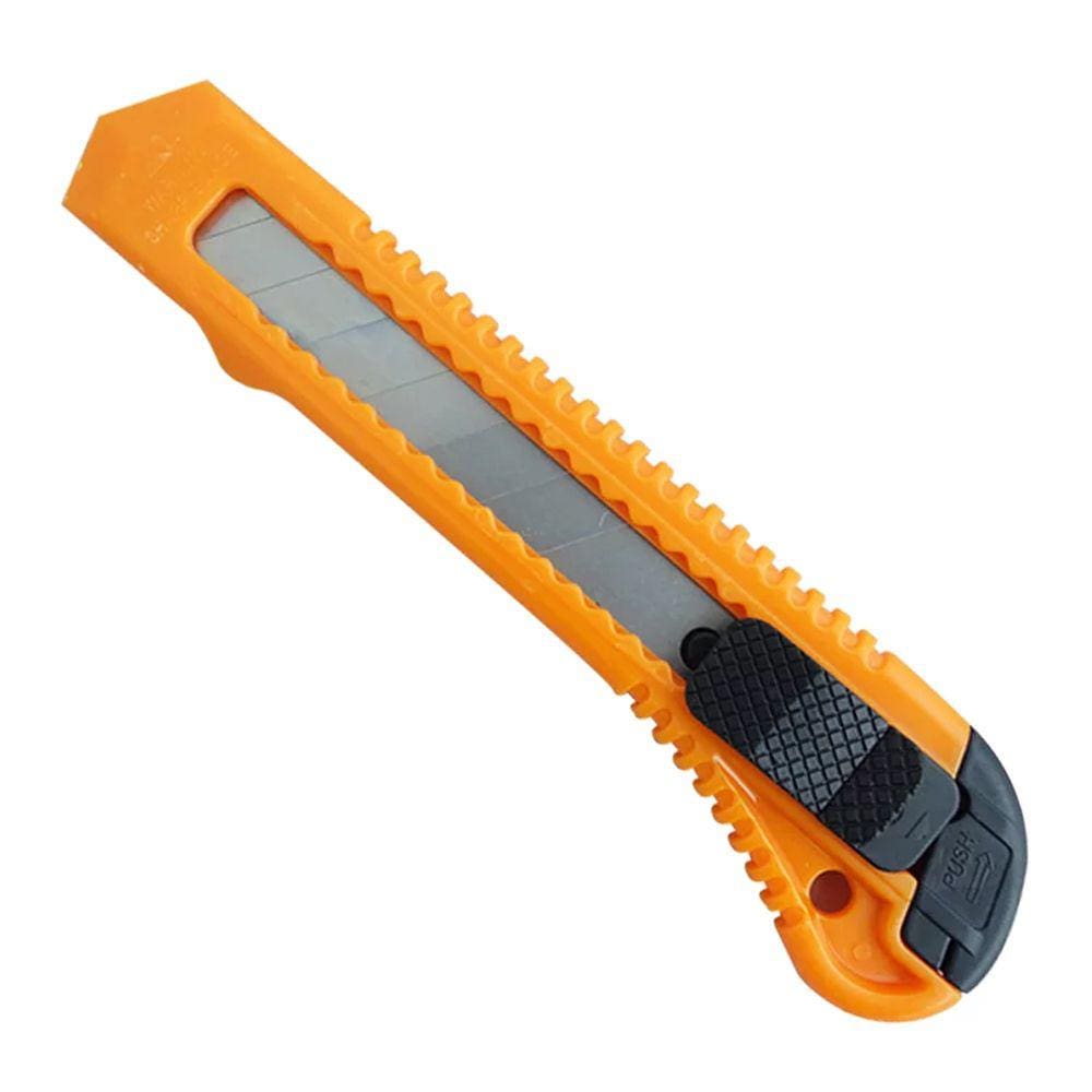 Estilete Economico Com Trava Largo 18mm - Starfer