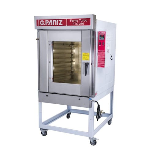 Forno Industrial Turbo a Gás FTG240 GPaniz Branco Menor preço em Forno Industrial Turbo a Gás FTG240 GPaniz Branco