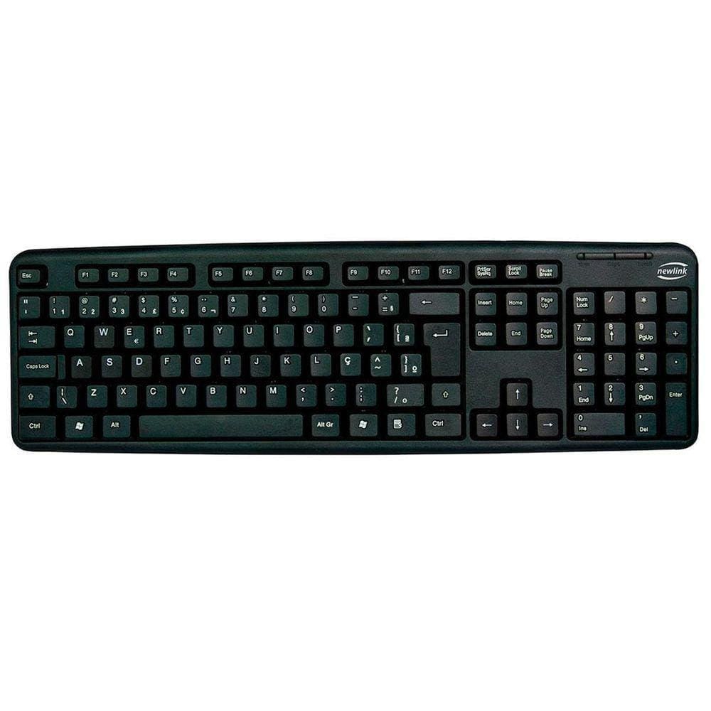 Teclado Newlink Level Usb Abnt2 Preto Tc308