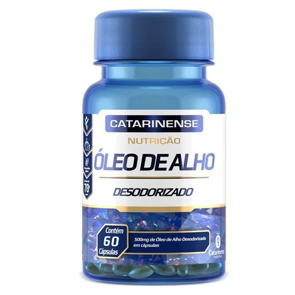 Kit 3 óleo De Alho Desodorizado Catarinense 60 Cápsulas