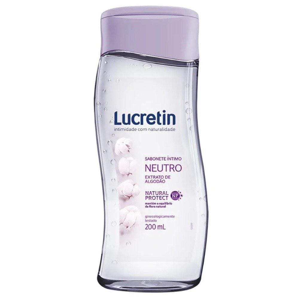 Lucretin Sabonete Íntimo Neutro 200Ml