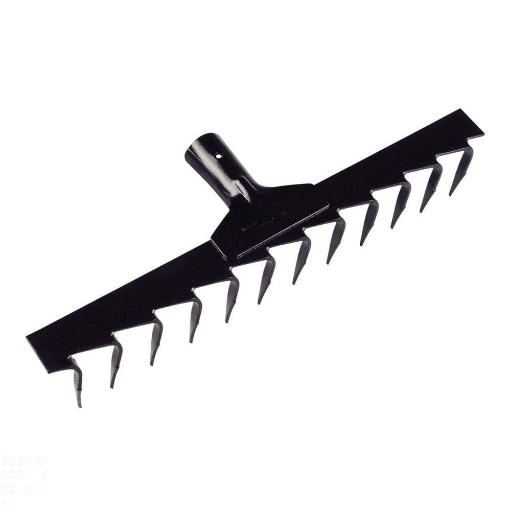 Ancinho Estampado com 12 Dentes Tramontina em Aço sem Cabo Tramontina