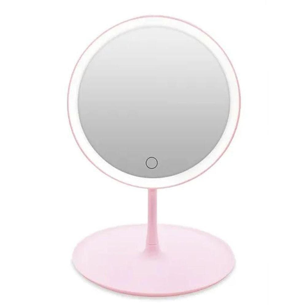 Espelho Maquiagem Led Ring Light Touch Makeup Mirror Face