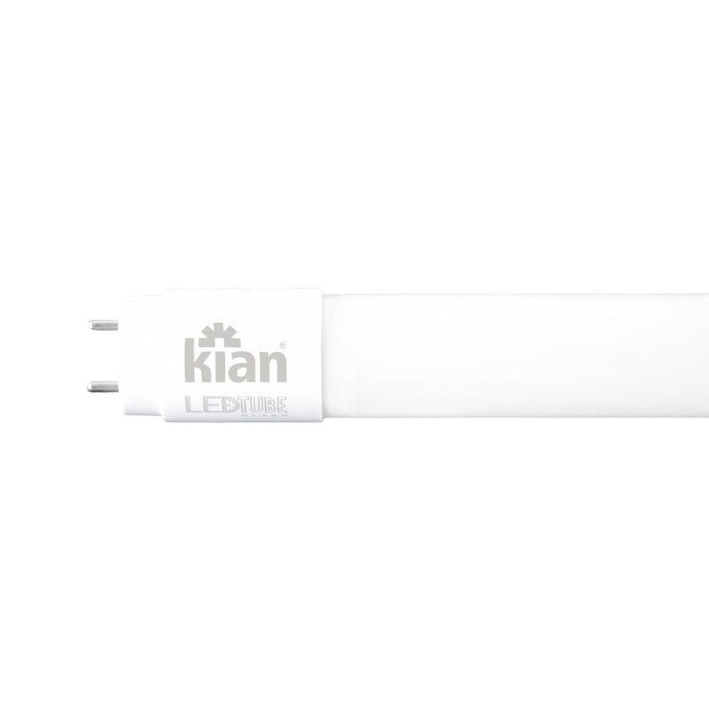Lâmpada Led Tubular T8 18W (1,20Mt) Bivolt 6500K Vidro Kian