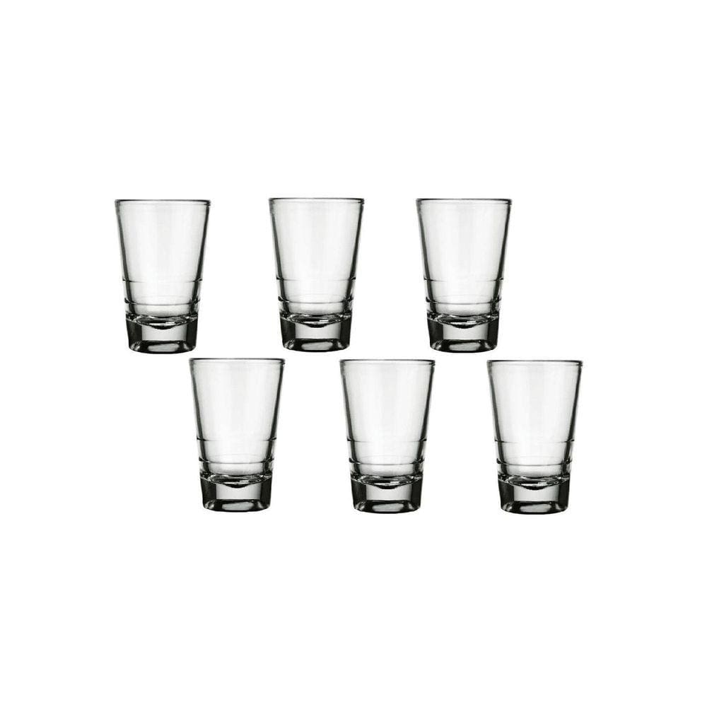 Kit 06 Copos Dose Caninha 100Ml - Nadir - 3033