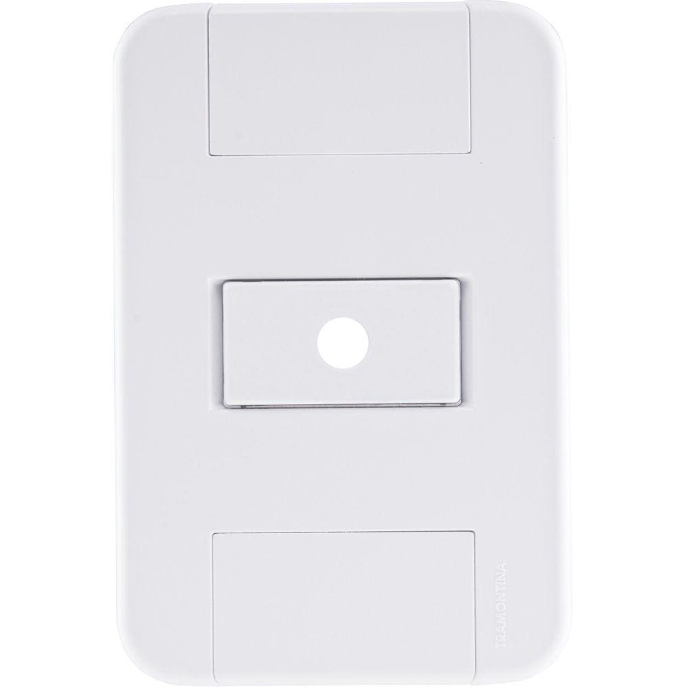 Conjunto Tampo com 1 Furo 9,5 mm Tramontina Tablet Branco Tramontina