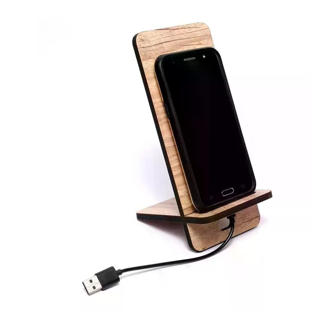 Suporte Porta Celular Universal Mdf Madeira 6mm Liso