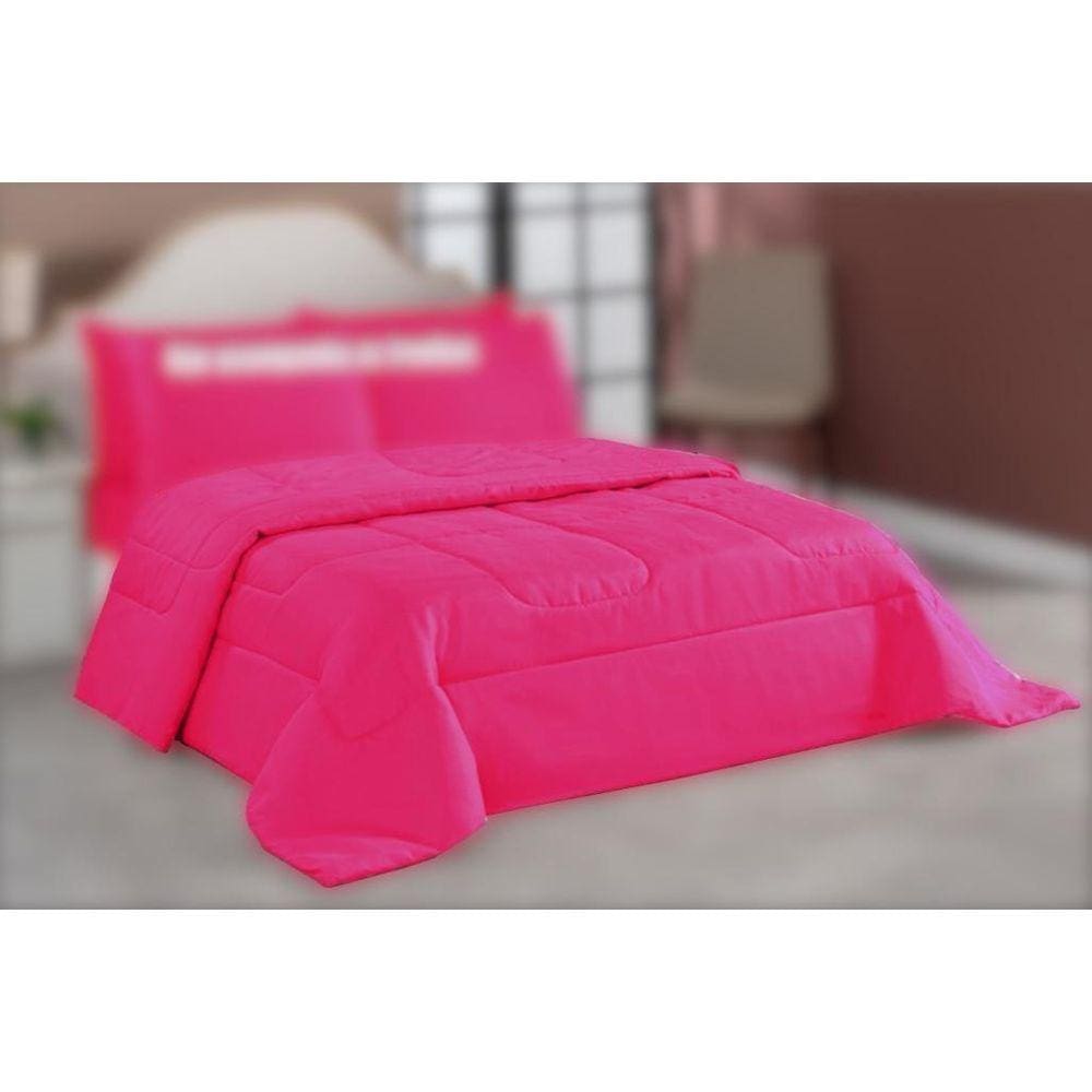 Cobertor Pink Para O Frio Casal Queen Com Manta 100