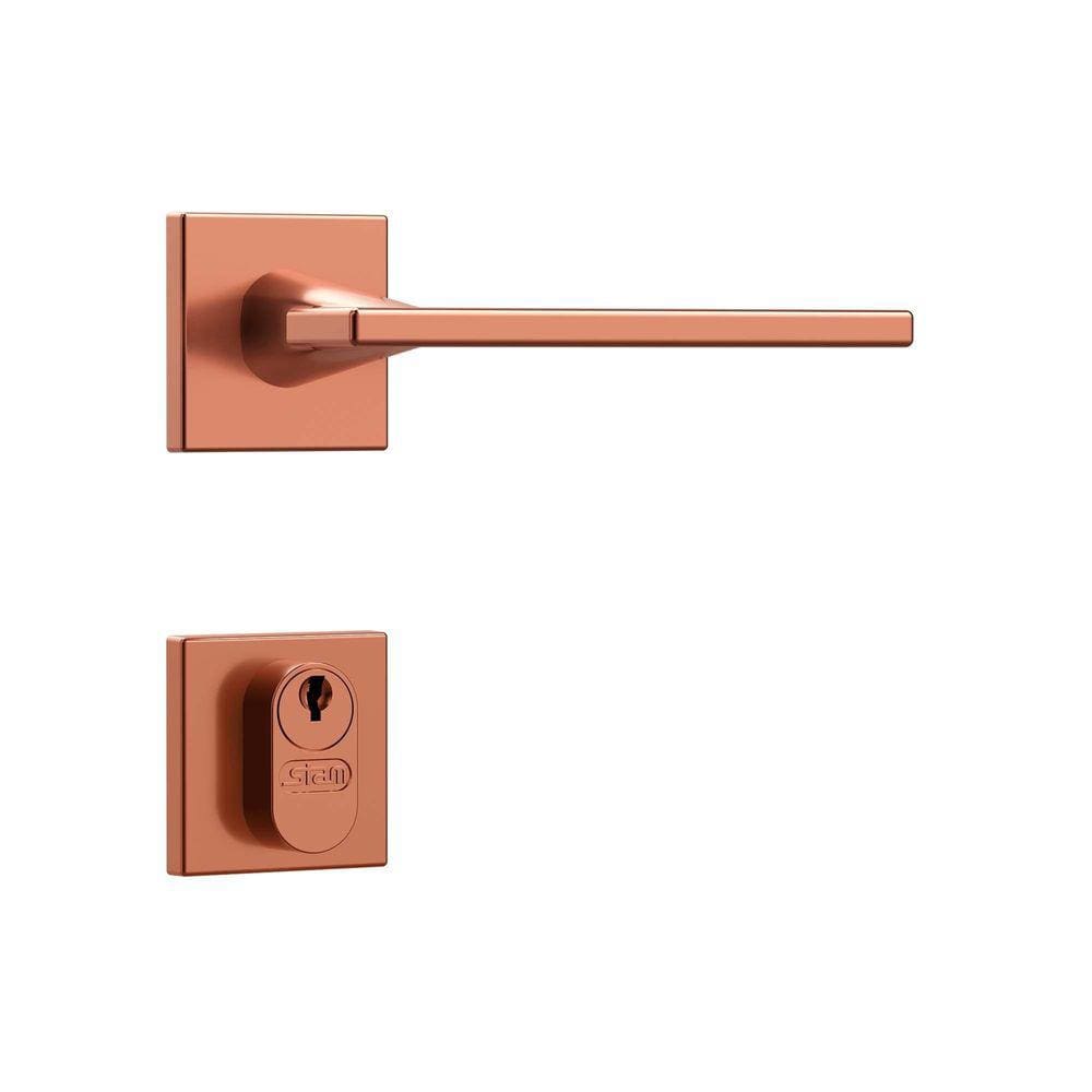 Fechadura Rose Gold Externa Antares 3000/40 Stam