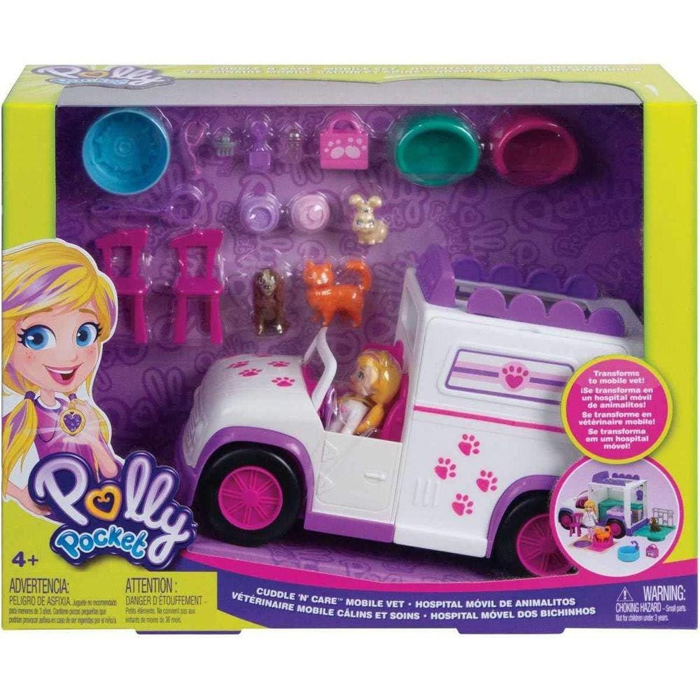 Polly Pocket Hospital Movel Dos Bichinhos Mattel Gfr04