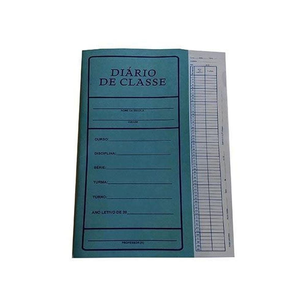 Diário De Classe Mensal Ref 078 Pacote Com 50 Unidades