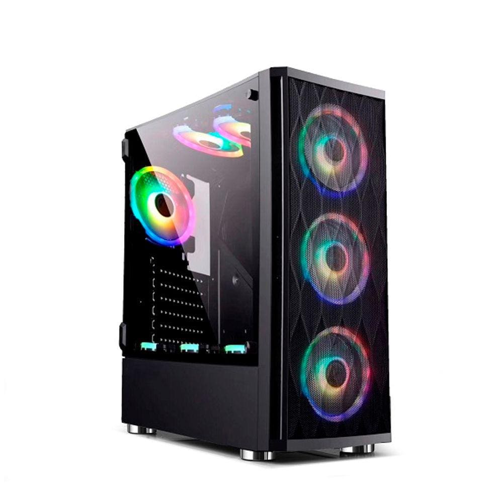 Gabinete Gamer BG-025 Preto Bluecase sem Fonte USB 3.0