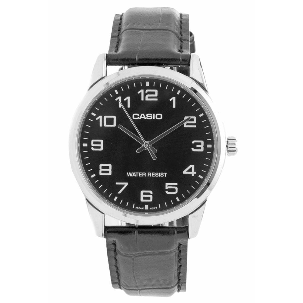 Relógio Masculino Casio Mtp-V001L 1Budf Couro Analógico