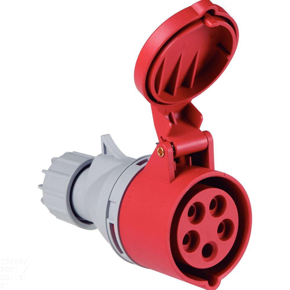Tomada de Acoplamento Industrial 3P+N+T 16 A 380-415 Vca 6 H Tramontina Tramontina
