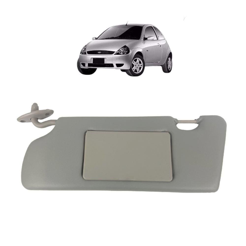 Quebra Sol Cinza Com Espelho Ford Ka 1997A2007 Lado Esquerdo