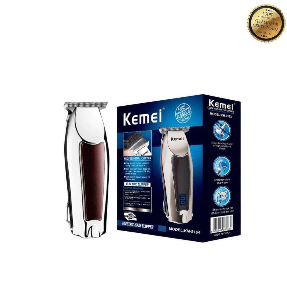 Maquina De Acabamento Kemei Hair Clipper Km-9164 Bivolt