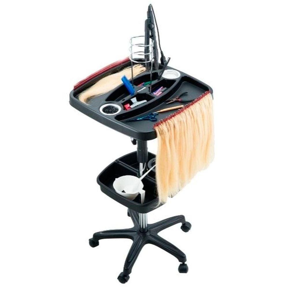 Carrinho Auxiliar Para Mega Hair Dompel Preto