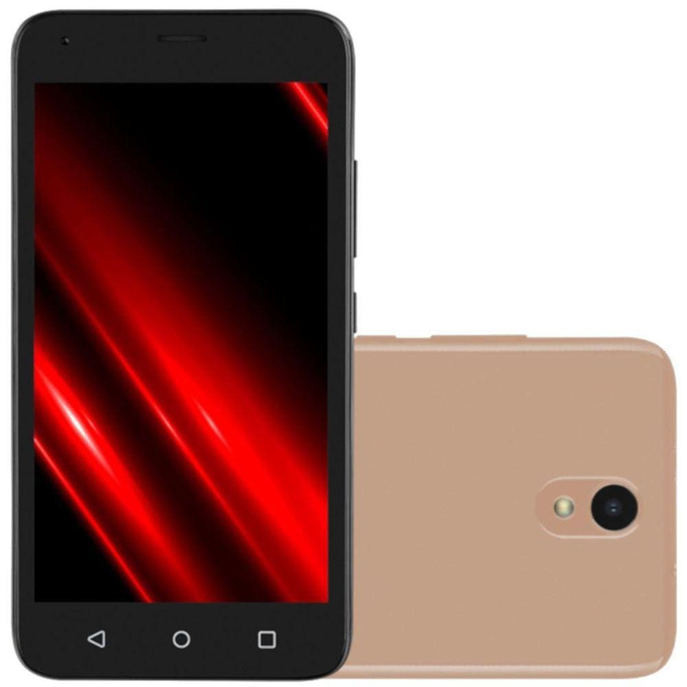 Smartphone E Pro 32Gb 4G Wi-Fi Dourado 5.0 Dual Chip 1Gb