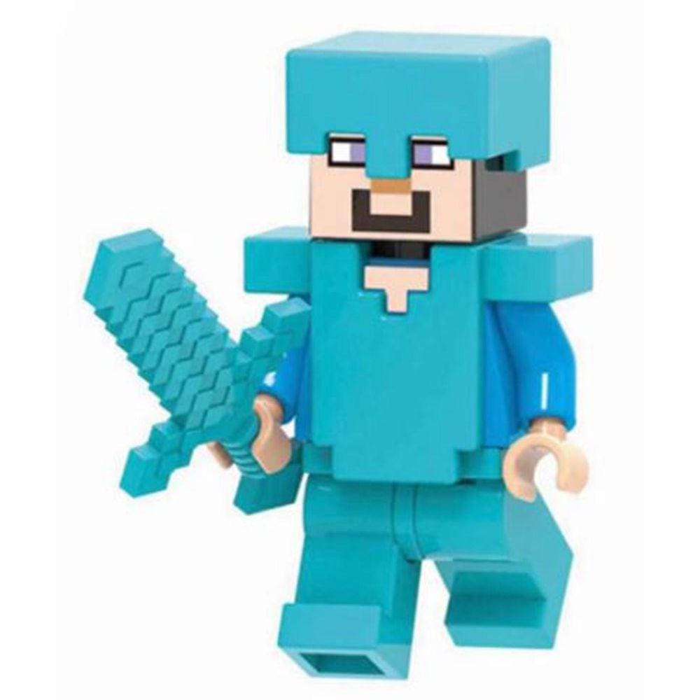 Boneco do steve minecraft