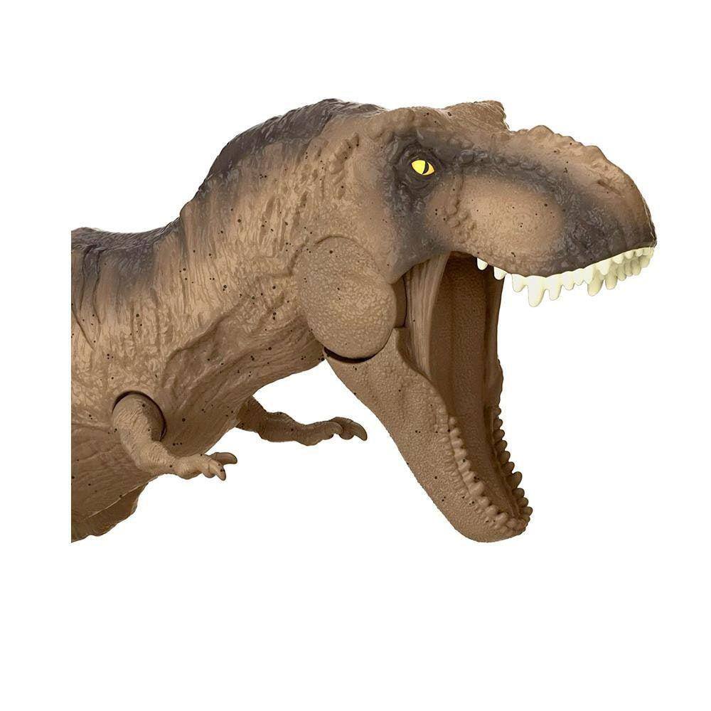 Boneco Dinossauro Com Som T-Rex 30cm Jurassic World Dino Escape Mattel