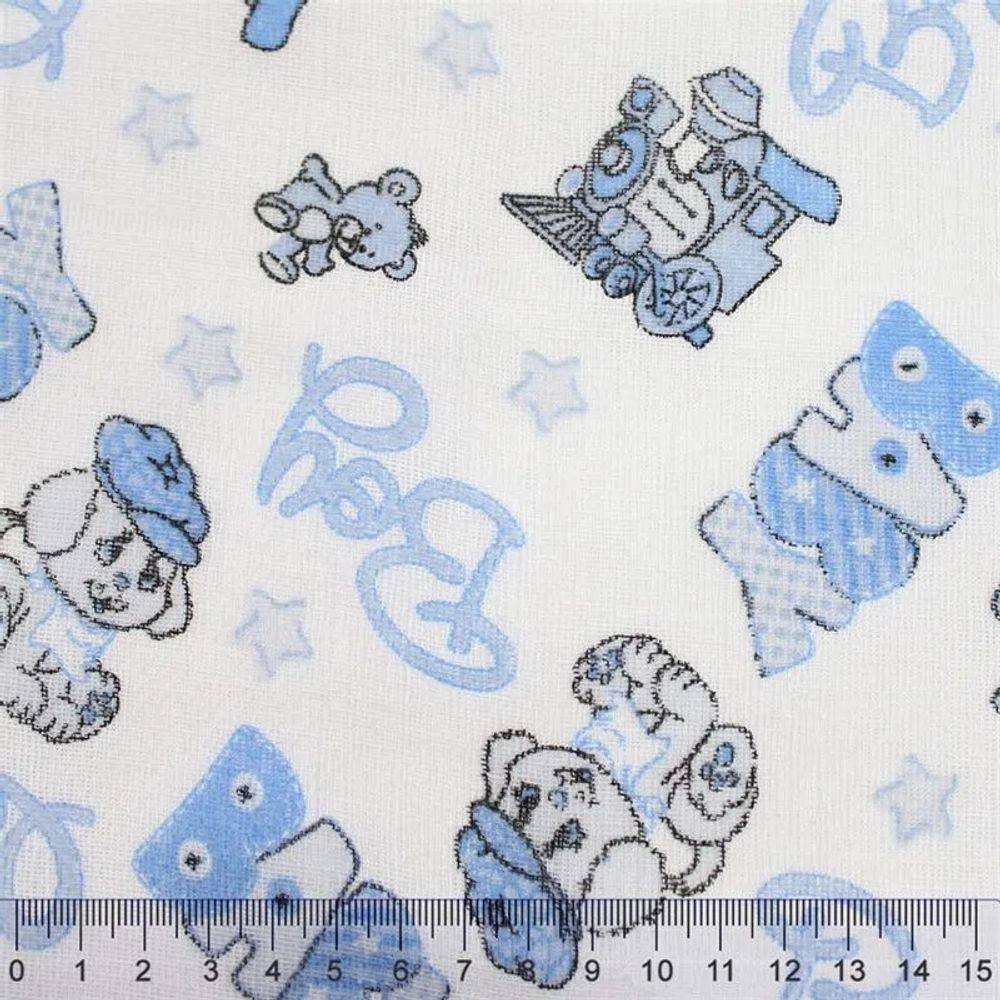 Fralda de Tecido Duplo Estampado 166 Dohler - 70x70 cm - 100% Algodão