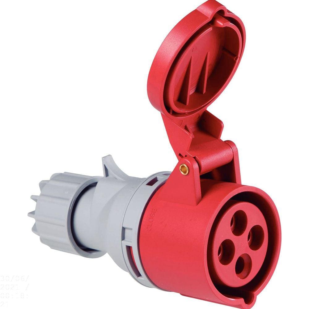 Tomada de Acoplamento Industrial 3P+T 16 A 380-415 Vca 6 H Tramontina Tramontina