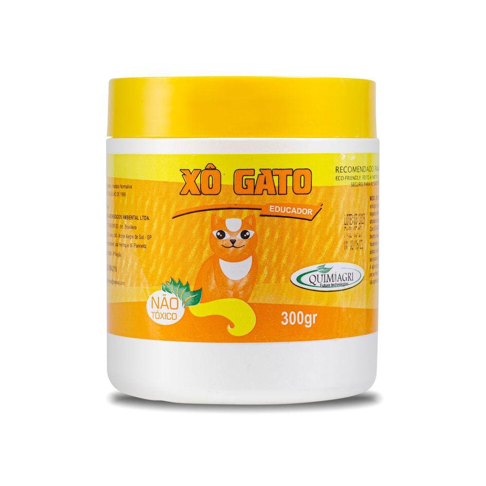 Xô Gato Educador Granulado Espanta E Afasta Quimiagri 300g
