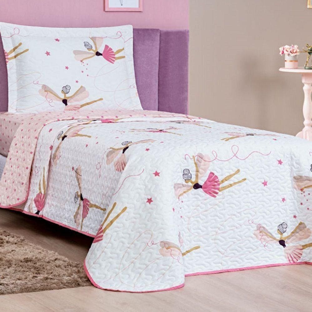 Cobre Leito Solteiro Babel Kids Microfibra 2 Pç - Baila