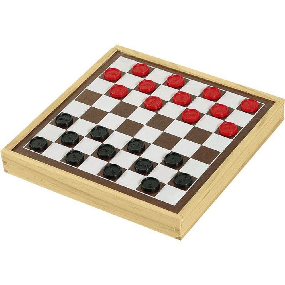 Dama de madeira ( wooden checkers ) 