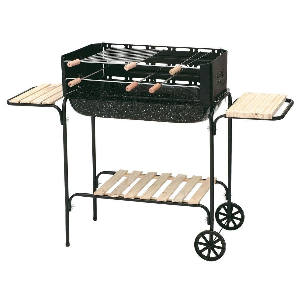 Churrasqueira Rodeio Esmaltada - Mor - Dimensão 134x44x95cm